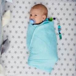 Bamboo Swaddle 2 Pack - Mint/Ecru -Fun with Mum Soldes baby blanket swaddle 8 2