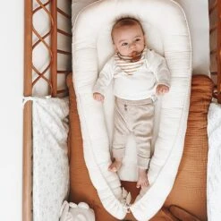 Baby Quilt S - Carmel -Fun with Mum Soldes babynest ecru marley 3 1