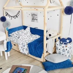 Junior Bed Pillow L - Bear Face -Fun with Mum Soldes bear face bed 4