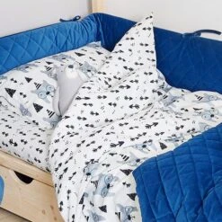 Junior Quilt L - Bear Face -Fun with Mum Soldes bear face bedding 1