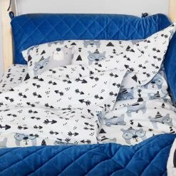 Duvet Set 140x200 - Bear Face -Fun with Mum Soldes bear face bedding 5 8