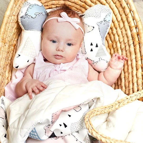 Baby Blanket S - Bear Family 5 Baby Blanket S - Bear Family – Image 5