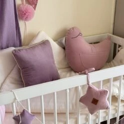 Bed Canopy + Floor Mat + Pillows - Lilac 12 Bed Canopy + Floor Mat + Pillows - Lilac -Fun with Mum Soldes bird dusty pink 3