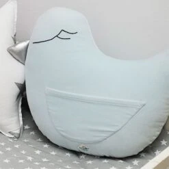 Bird Pillow - Mint