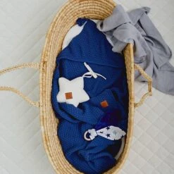 Knitted Blanket With Hood - Navy Blue -Fun with Mum Soldes blanket with a hood 10