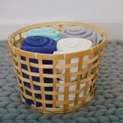 Knitted Blanket - Navy Blue -Fun with Mum Soldes blankets 9