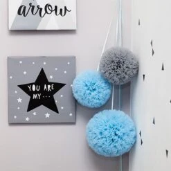 Pom-pom 10 Cm - Blue 11 Pom-pom 10 Cm - Blue -Fun with Mum Soldes blue blue grey 2