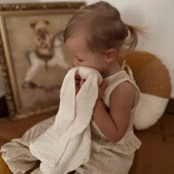 Króliczek Przytulanka - Grey -Fun with Mum Soldes bunny muslin 6 2