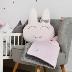Bunny Pillow - Pink -Fun with Mum Soldes bunny pink