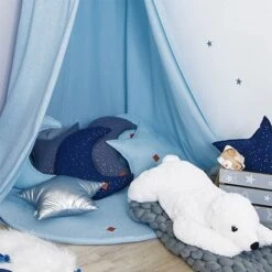 Bed Canopy - Blue 6 Bed Canopy - Blue -Fun with Mum Soldes canopy blue 1