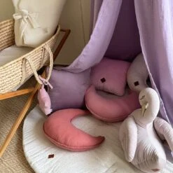 Moon Pillow - Raspberry -Fun with Mum Soldes canopy lilac 4