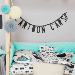 Pom-pom 15 Cm - Grey -Fun with Mum Soldes cartoon cars bedding 1 4