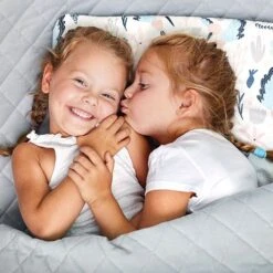 Toddler Blanket Set M - Colibri Flowers -Fun with Mum Soldes colibri flowers pillow 2 1