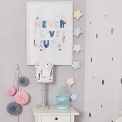 Pom-pom 15 Cm - Natural Pink -Fun with Mum Soldes colibri flowers poster 2