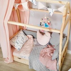 Bedcover S - Grey -Fun with Mum Soldes colibri flowers room 3 1 4