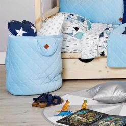 Basket For Toys - Velvet - Grey -Fun with Mum Soldes dino basket 5