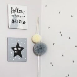 Pom-pom 15 Cm - Blue -Fun with Mum Soldes ecru grey 5