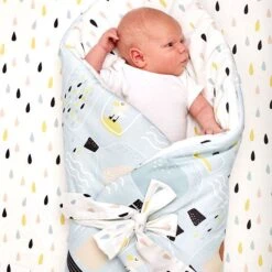 Swaddle Sleeping Bag - Sea Adventure -Fun with Mum Soldes fish in jar swaddle bag