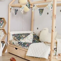 Duvet Set 140x200 - Floral Blooming -Fun with Mum Soldes floral blooming bed 9