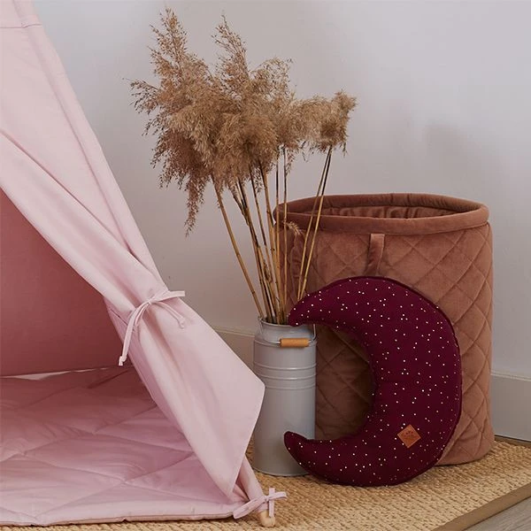 Teepee Tent + Floor Mat - Powder Pink 4 Teepee Tent + Floor Mat - Powder Pink – Image 4