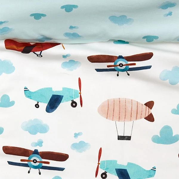 Duvet Set 100x135 - Airplane 5 Duvet Set 100x135 - Airplane – Image 5