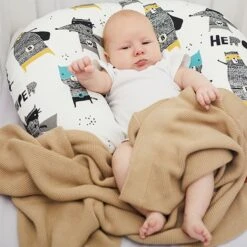 Knitted Blanket - Khaki -Fun with Mum Soldes funwithmum3