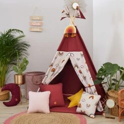 Teepee Tent - Maroon -Fun with Mum Soldes funwithmum58 5
