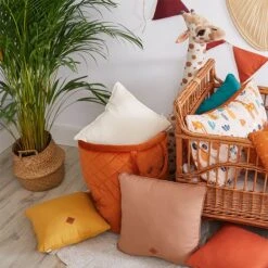 Basket For Toys - Velvet - Ginger -Fun with Mum Soldes funwithmum7 2 1