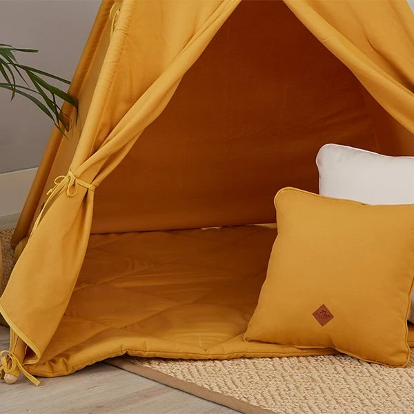 Teepee Tent - Mustard 4 Teepee Tent - Mustard – Image 4