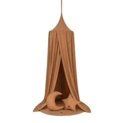 Smooth Bed Canopy + Floor Mat + Pillows - Carmel