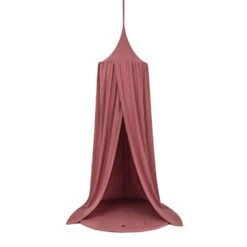 Smooth Bed Canopy + Floor Mat - Pink