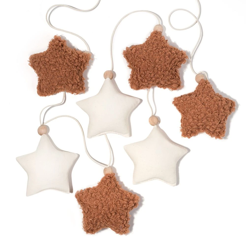 Boucle Star Garland - Ginger 1 Boucle Star Garland - Ginger