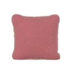 Square Muslin Pillow - Raspberry
