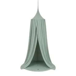 Bed Canopy + Floor Mat - Sage