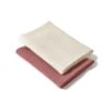 Muslin Swaddle 2 Pack - Ecru/Pink