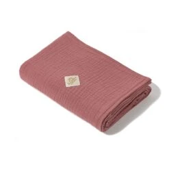 Baby Muslin Summer Blanket - Pink -Fun with Mum Soldes funwithmum 240323 025 kocyk light roz 2
