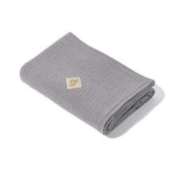 Baby Muslin Summer Blanket - Grey