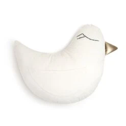 Bird Pillow - Ecru -Fun with Mum Soldes fwm poduszka ptaszek ecru