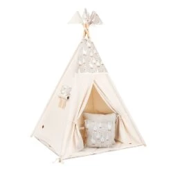 Teepee Tent + Floor Mat + Pillows - Goose