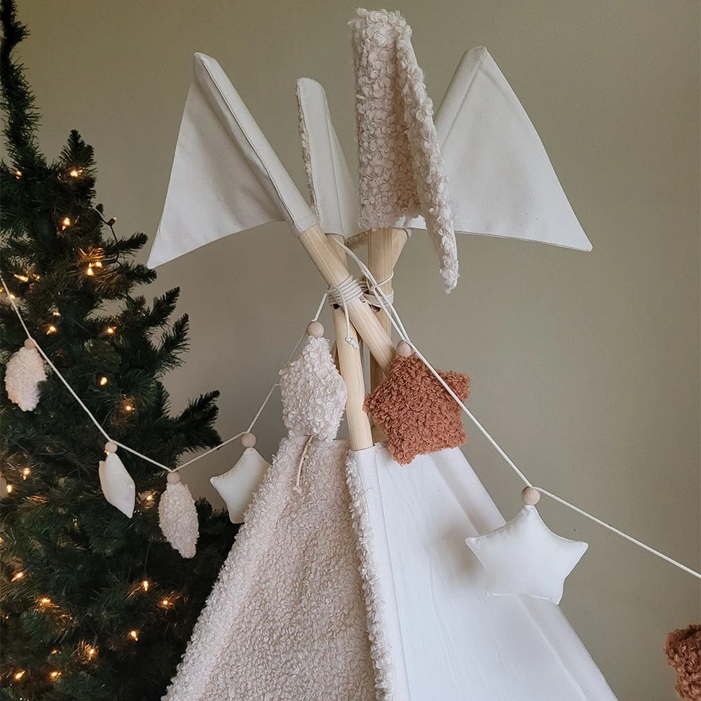 Boucle Star Garland - Ginger 4 Boucle Star Garland - Ginger – Image 4