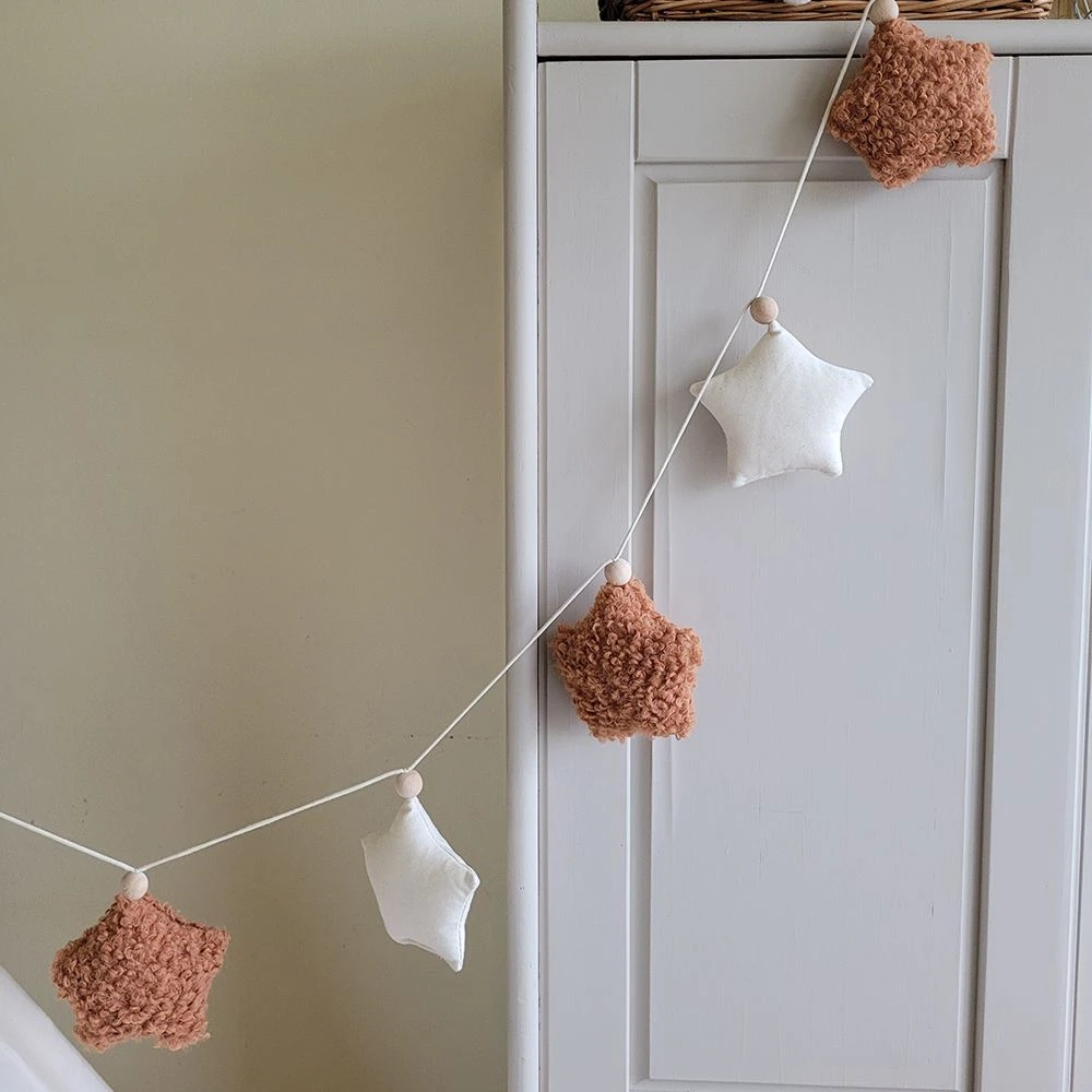 Boucle Star Garland - Ginger 7 Boucle Star Garland - Ginger – Image 7