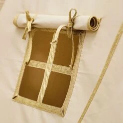Teepee Tent + Floor Mat Gold Ecru -Fun with Mum Soldes gold ecru 3