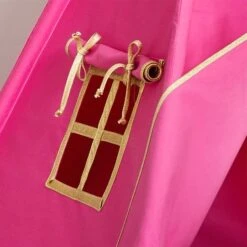 Teepee Tent + Floor Mat + Pillows Gold Fuchsia 9 Teepee Tent + Floor Mat + Pillows Gold Fuchsia -Fun with Mum Soldes gold fuchsia 4 1