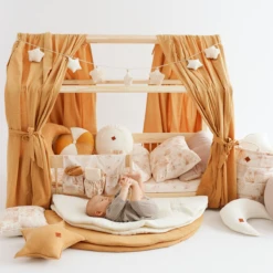 Curtains For House Bed - Coral -Fun with Mum Soldes house bed curtains carmel5 2