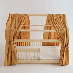 Curtains For House Bed - Mustard -Fun with Mum Soldes house bed curtains carmel6 3