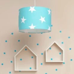 House Shelf - Pink Small -Fun with Mum Soldes lampshade mint white stars 2 2