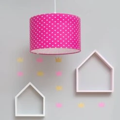 House Shelf - Pink Small -Fun with Mum Soldes lampshade rose white hearts 2 2