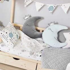 Duvet Set 140x200 - Love To The Moon -Fun with Mum Soldes love to the moon bedding 2 1 6