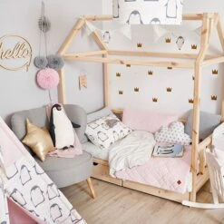 Junior Blanket L - Lovely Penguin 13 Junior Blanket L - Lovely Penguin -Fun with Mum Soldes lovely penguin room 3 1 4