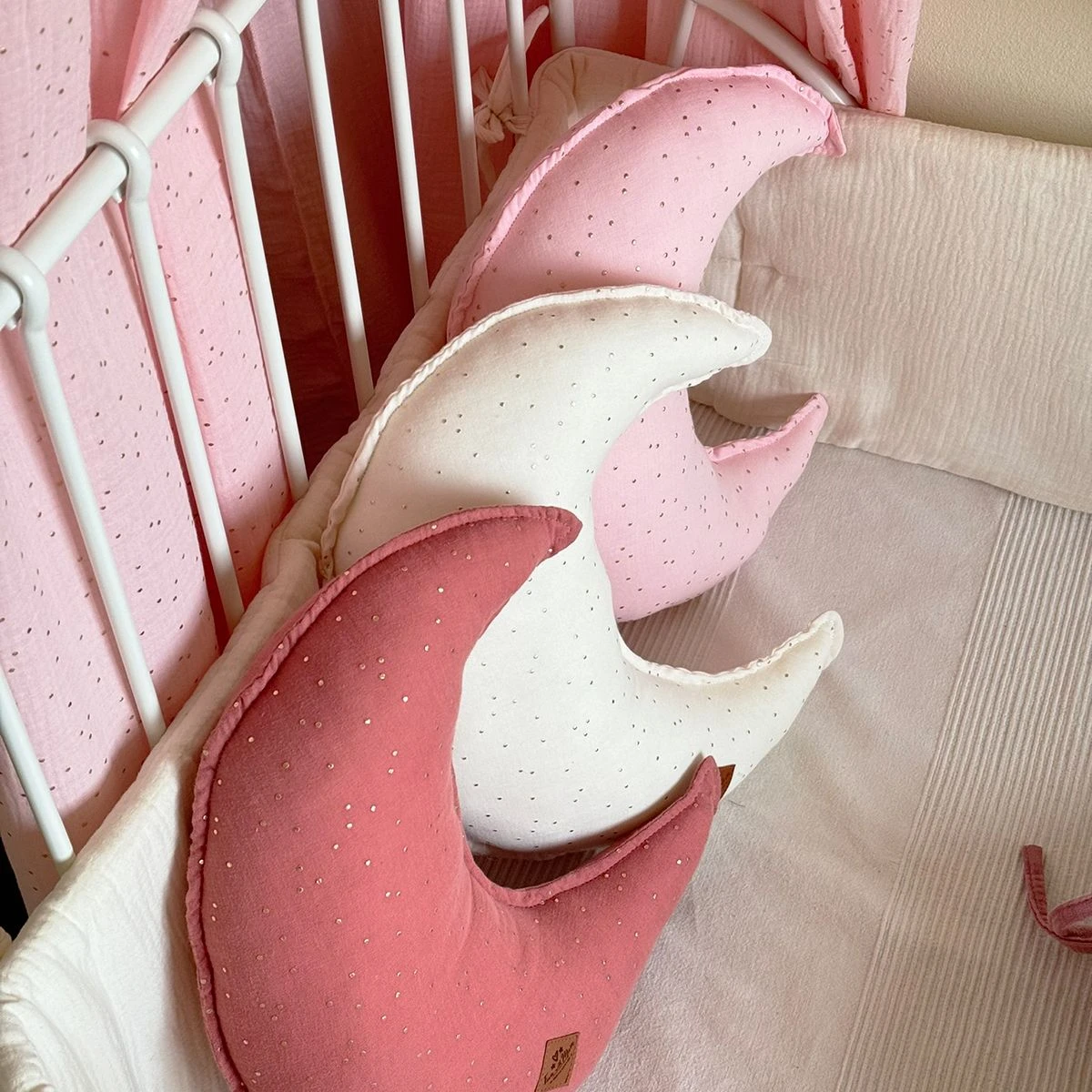 Moon Pillow - Pink 4 Moon Pillow - Pink – Image 4